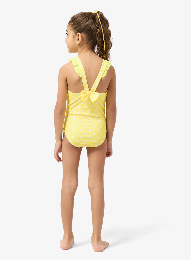 بنياتا ملابس سباحة بكشكش